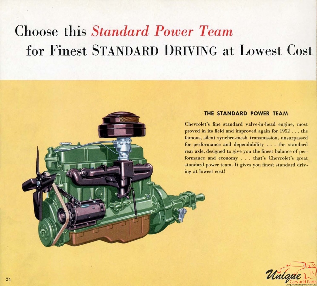 1952 Chevrolet Engineering Features Brochure Page 60